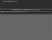 Tablet Screenshot of onlineartgallery.com
